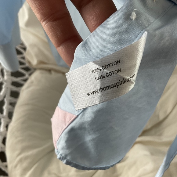 Thomas Pink men’s blue long sleeve shirt - Picture 6 of 7